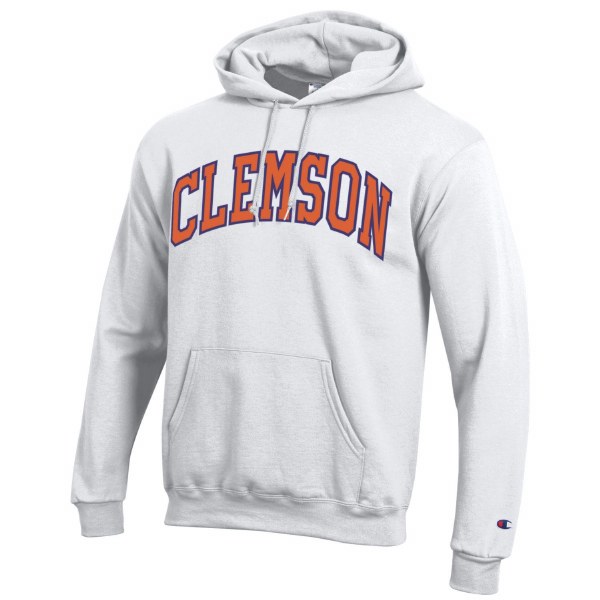 White hot sale clemson hoodie